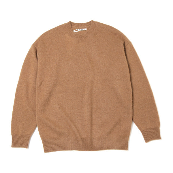 BABY CAMEL KNIT P/O (A8AP01BR) | AURALEE / トップス (MEN