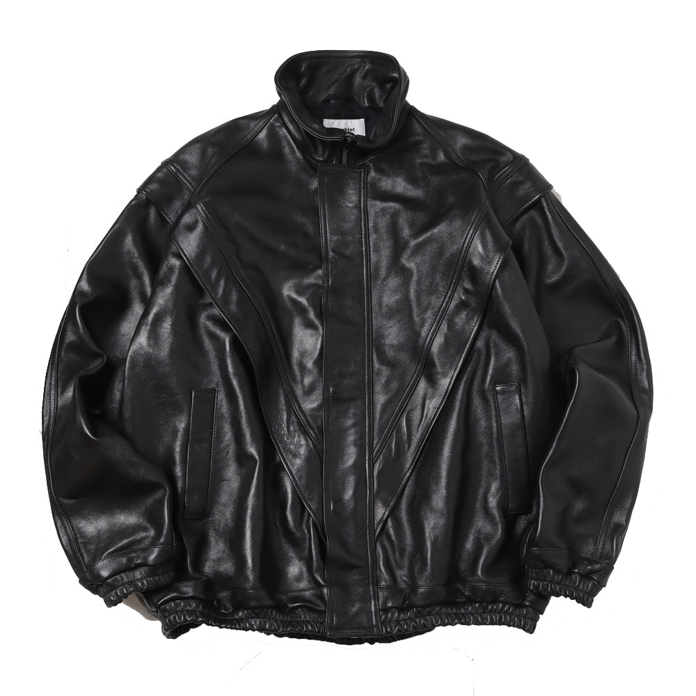 doublet(ﾀﾞﾌﾞﾚｯﾄ) LEATHER TRACK JACKET (24AW04BL190) | doublet