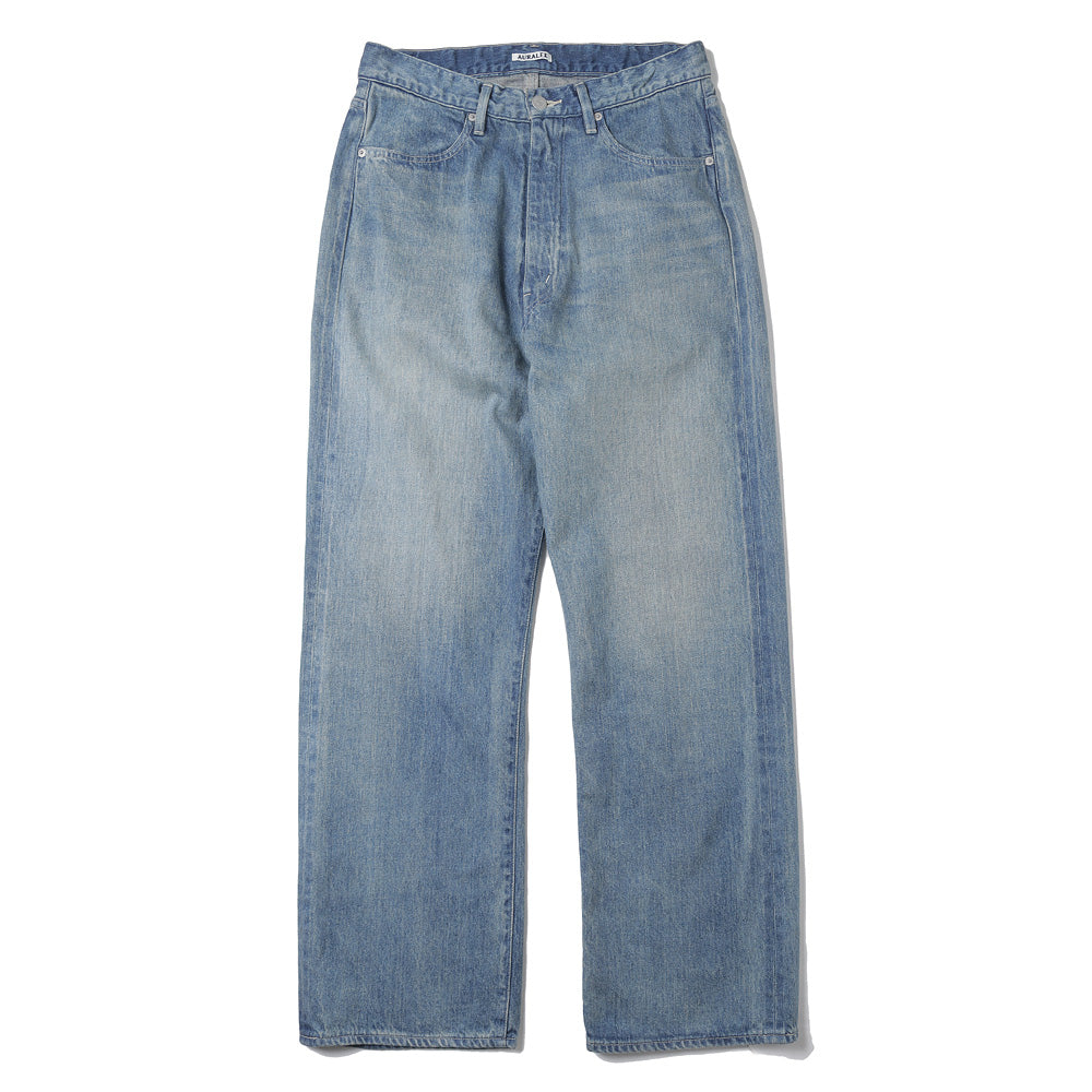 AURALEE] SELVEDGE FADED LIGHT DENIM PANTS (A23AP02DE) | AURALEE
