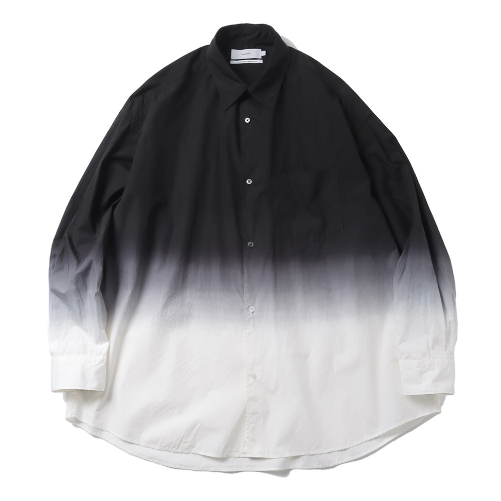 Graphpaper) Broad L/S Oversized Regular Collar Shirt (GM241-50001C