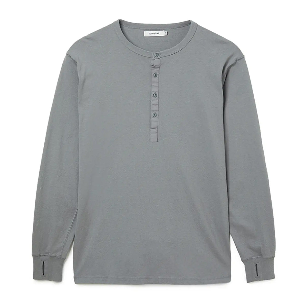 nonnative (ノンネイティブ) DWELLER L/S HENRY NECK TEE COTTON