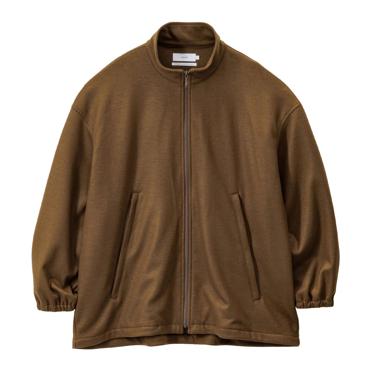 Graphpaper) Wool Smooth Flannel Track Blouson (GU253-30220B