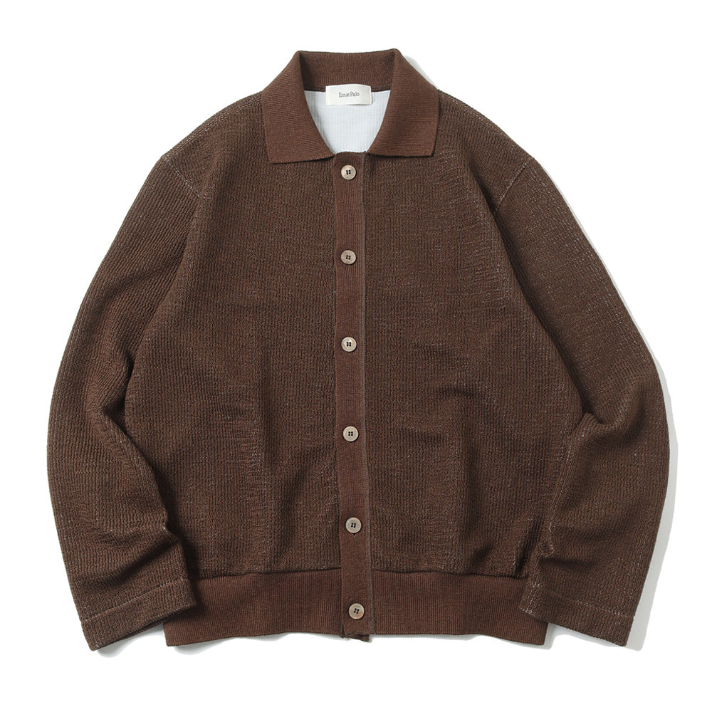 Ernie Palo(アーニーパロ)Rib Collar Cardigan (EP05CT03) | Ernie
