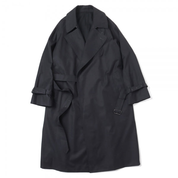 Gabardine Double Belt Trench Coat (BHS22F001) | blurhms