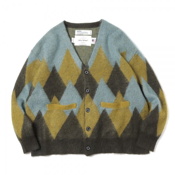 Argyle Mohair Knit Cardigan (22AW K-2) | DAIRIKU / トップス (MEN