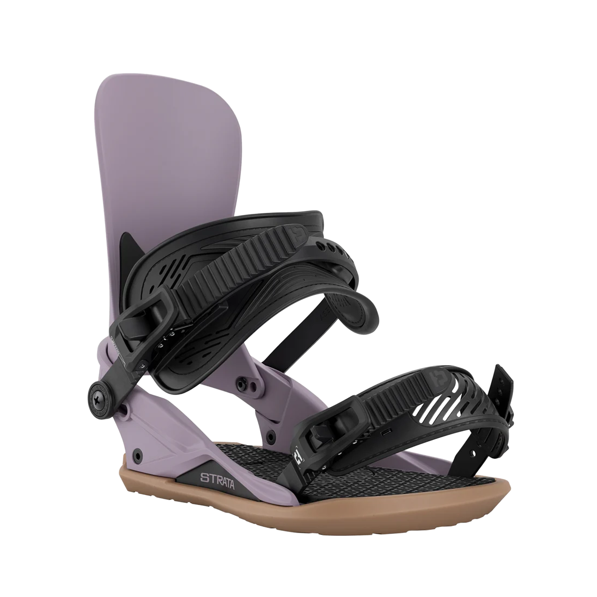 Union 2026 Strata Snowboard Bindings - Grey Violet - Directive