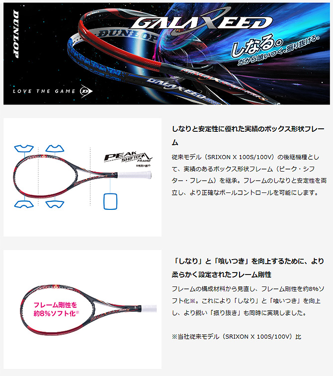 ダンロップ ギャラクシード100S DS41900 DUNLOP GALAXEED 100S