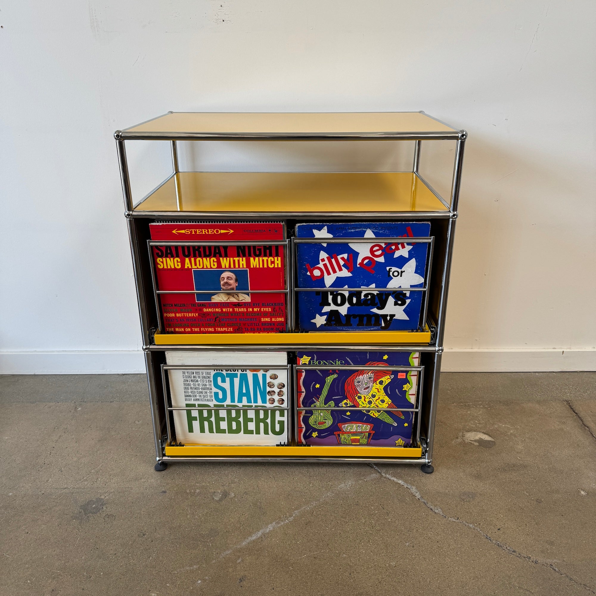 USM Haller Record Storage 1X3 (Golden Yellow) – enliven mart