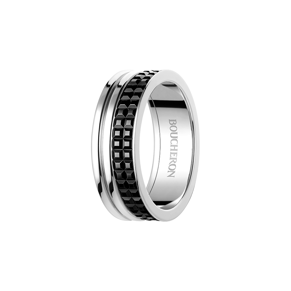 キャトル ブラック リング ハーフ ラージ JAL00293｜ブシュロン｜正規