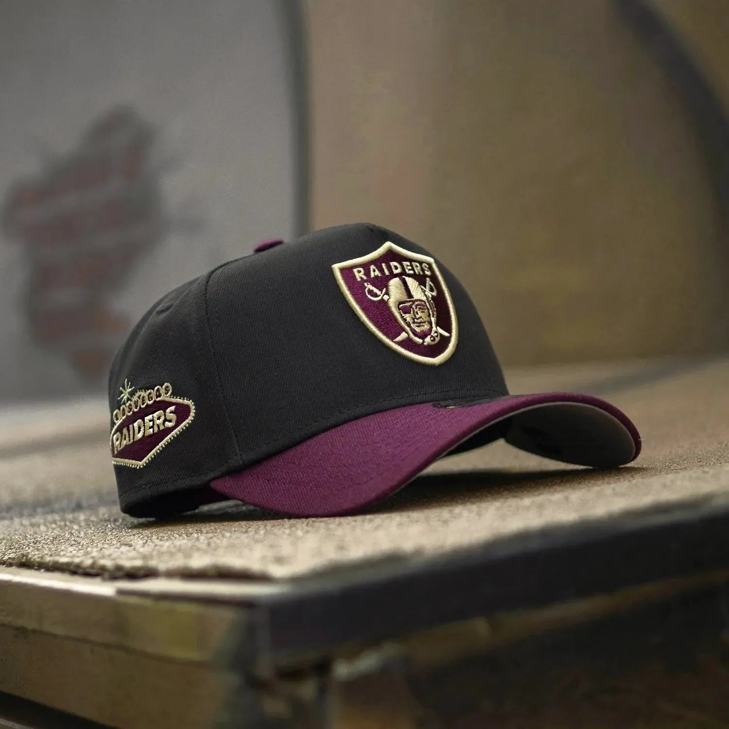 NEW ERA 9FORTY A-FRAME LAS VEGAS RAIDERS TWO TONE / GREY UV SNAPBACK