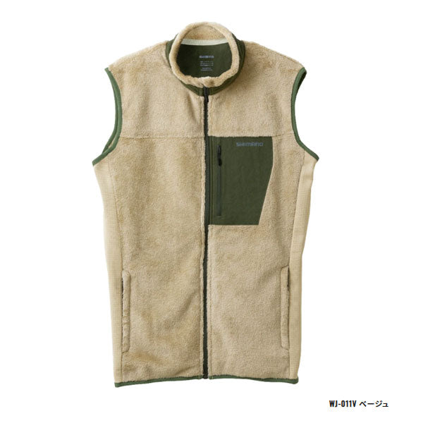 フリースベスト ベージュ WJ-011V WSサイズ – フィッシングマックス