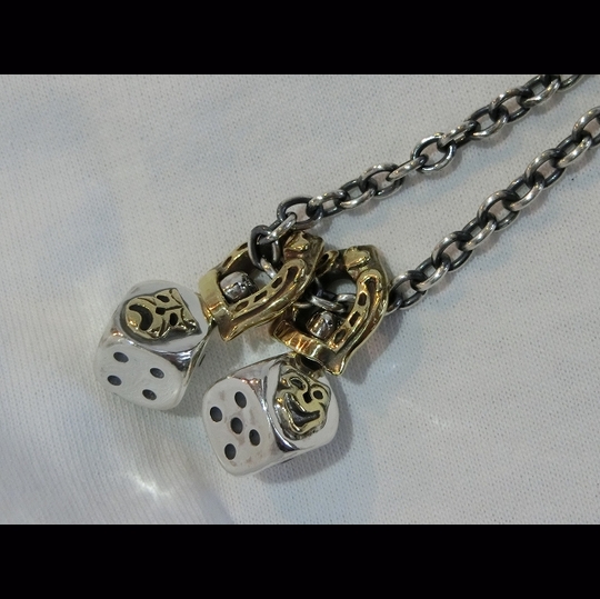 galcia ガルシア ダイスネックレス DICE 2FACE -TRAGEDY & COMEDY 商品