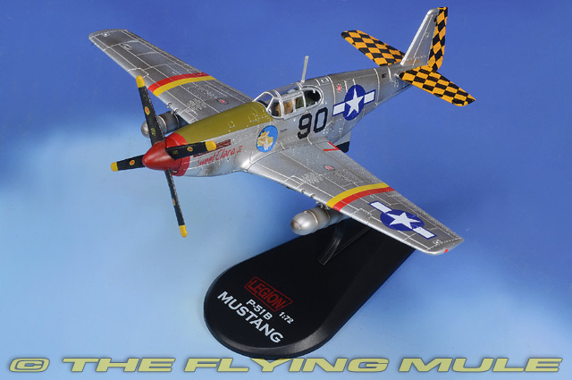 P-51B Mustang 1:72 Diecast Model - Legion Models LG-14606LE - $49.95