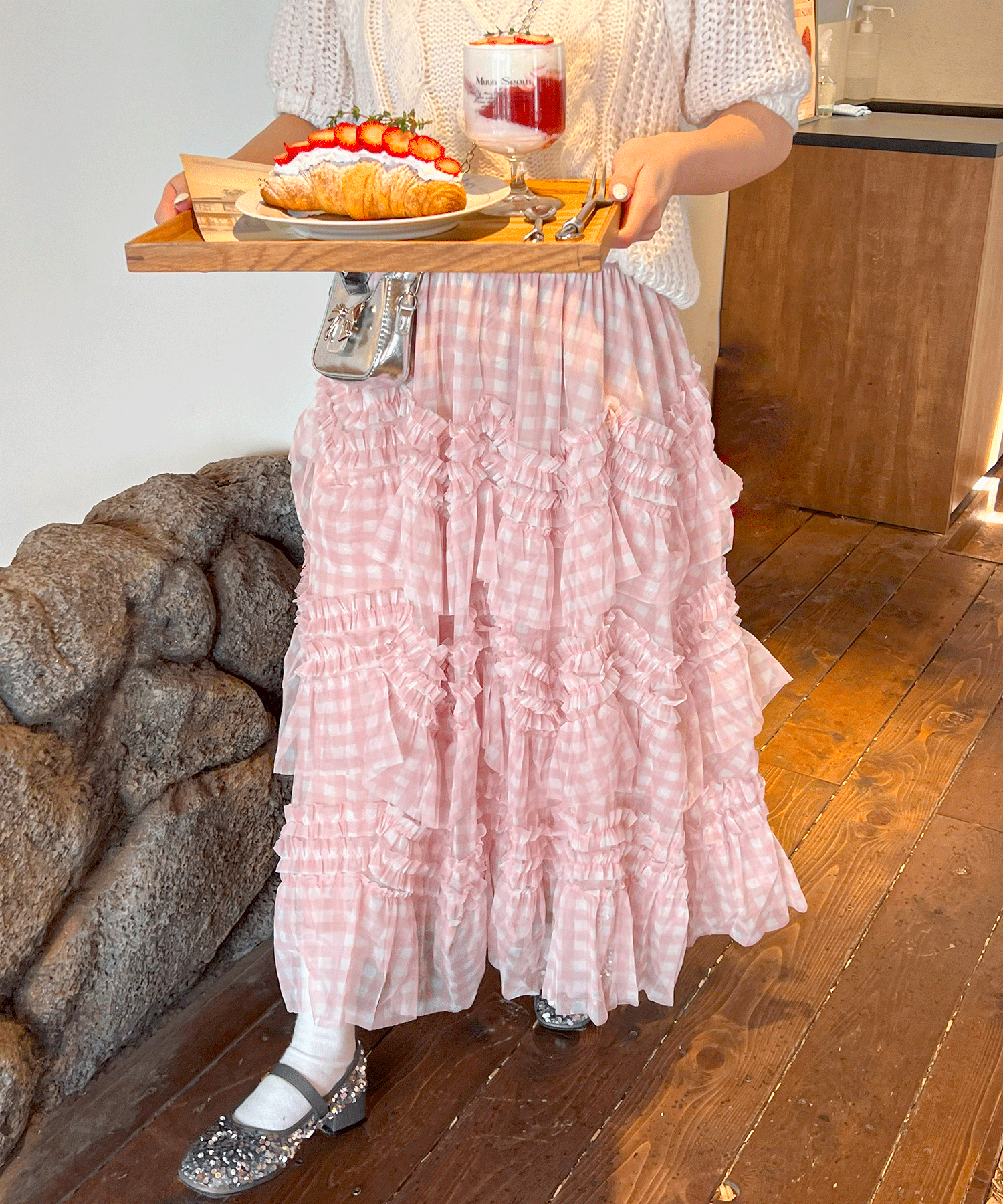 Official限定価格】ギンガムチェック段フリルスカート – frunco