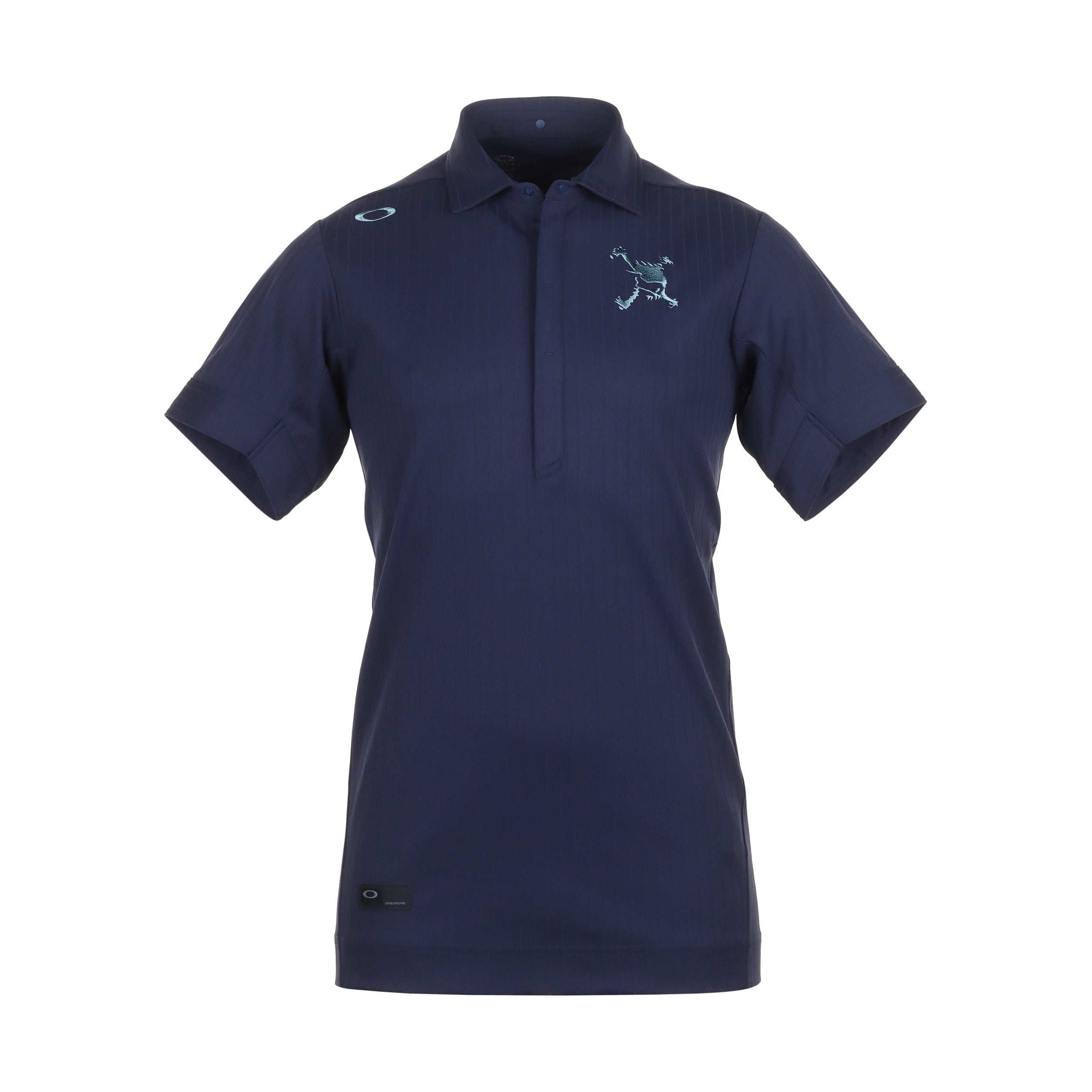 Oakley Golf Skull Sleek Stripe Shirt - Peacoat 67Z - 406914-67Z