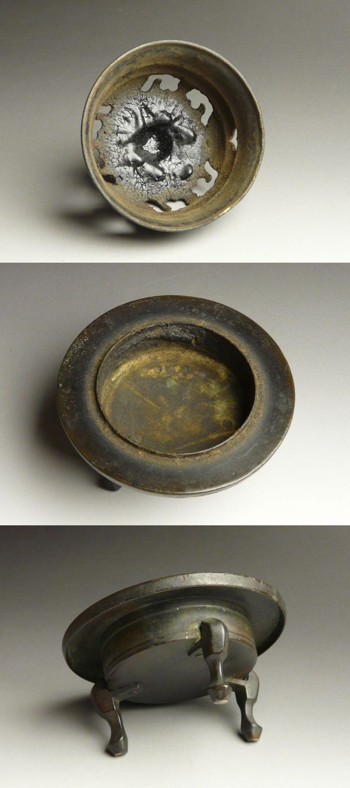 古美術 猫 - 銅製火舎香炉 | 古美術品専門サイト fufufufu.com