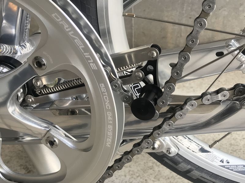 birdy チェーンテショナー装着位置について | 折りたたみ自転車