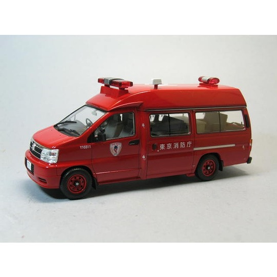 1/43 日産 エルグランド 消防指揮隊車 商品詳細 人気の「エブロ、ミニ