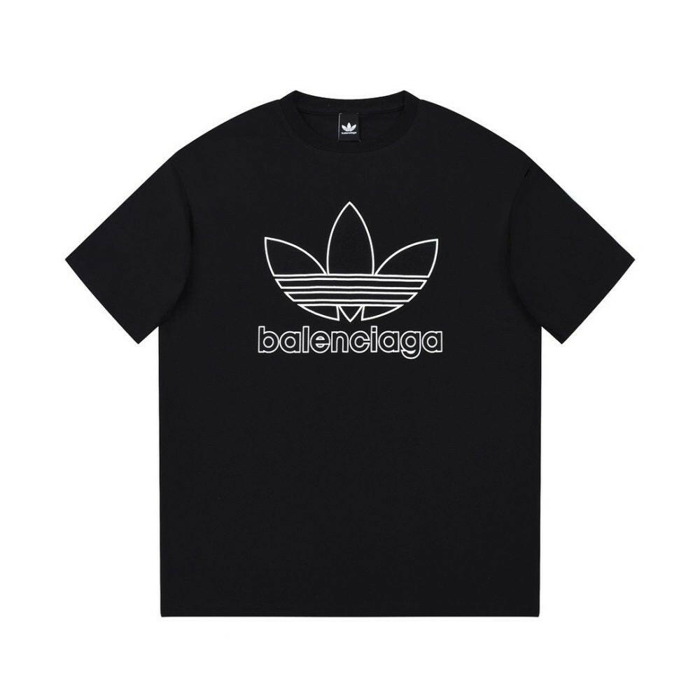 Balenciaga x Adidas Logo Black & White Shirt - GENUINE AUTHENTIC