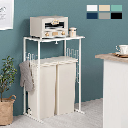 伸縮ゴミ箱上ラック キッチン収納 ゴミ箱上ラック おしゃれ ぼん家具