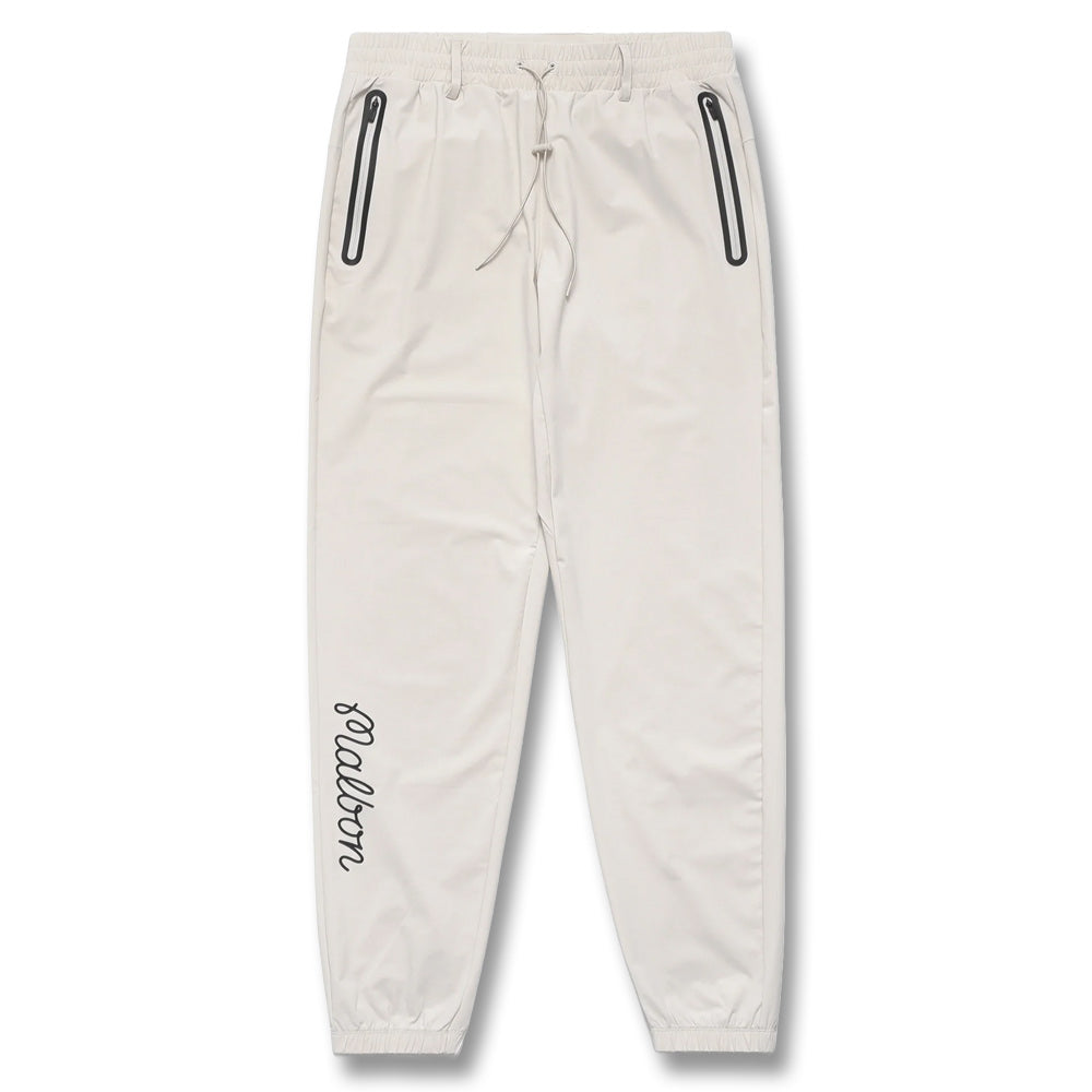 Malbon Performance Nylon Tech Golf Pants Sand - FW24 – Golfio