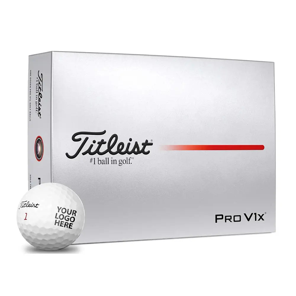 2025 Titleist Pro V1x Golf Balls | Custom Imprint – Golftees.com