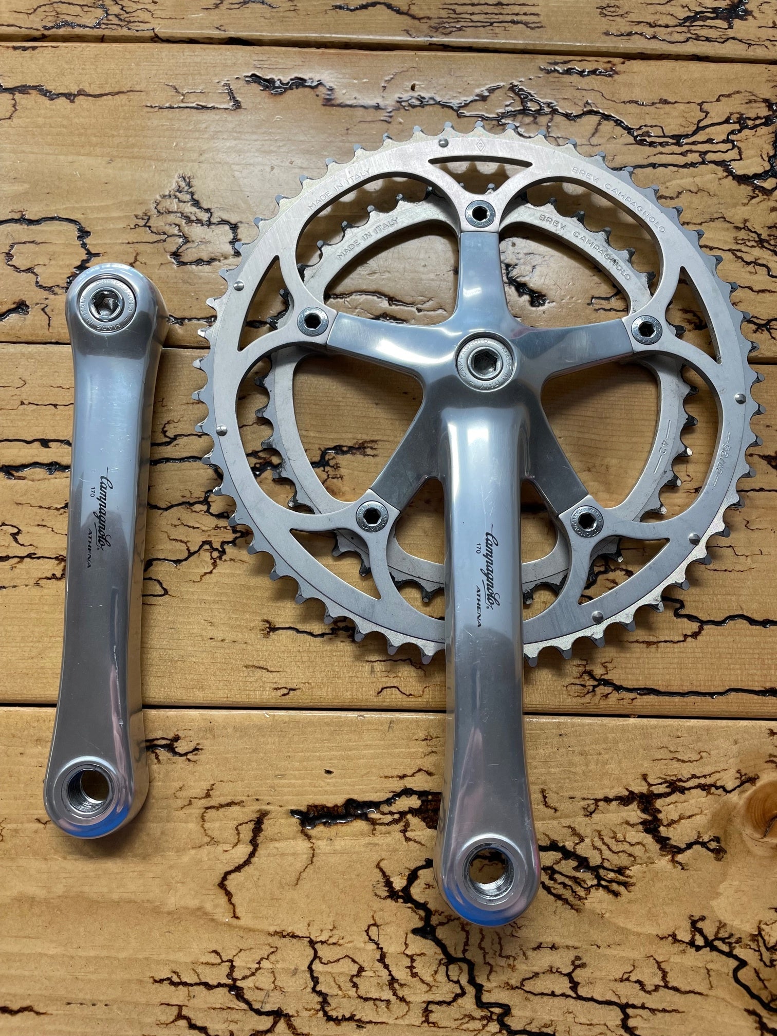 Campagnolo Athena 53/42 170mm Crankset – Gringineer Cycles
