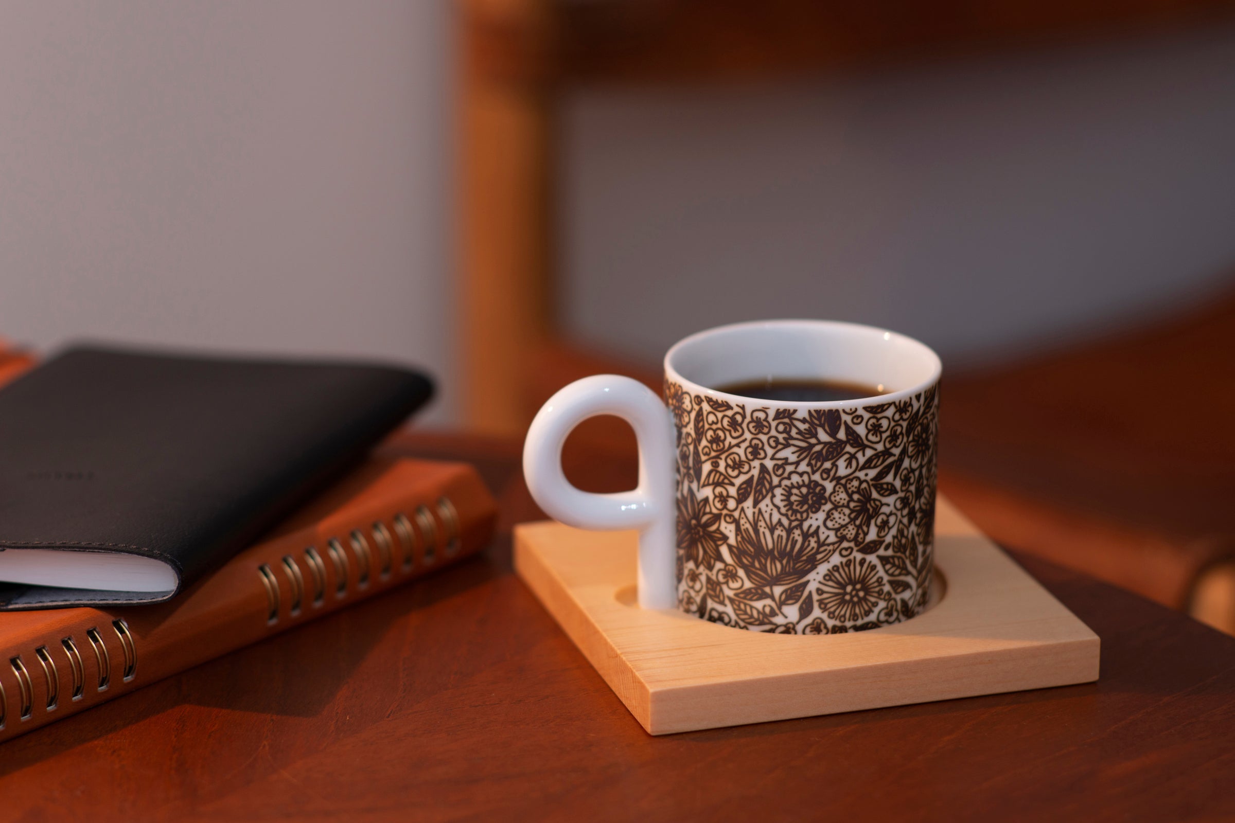 P型コーヒーカップ&ソーサー - P-type Coffee cup & saucer - | 白山