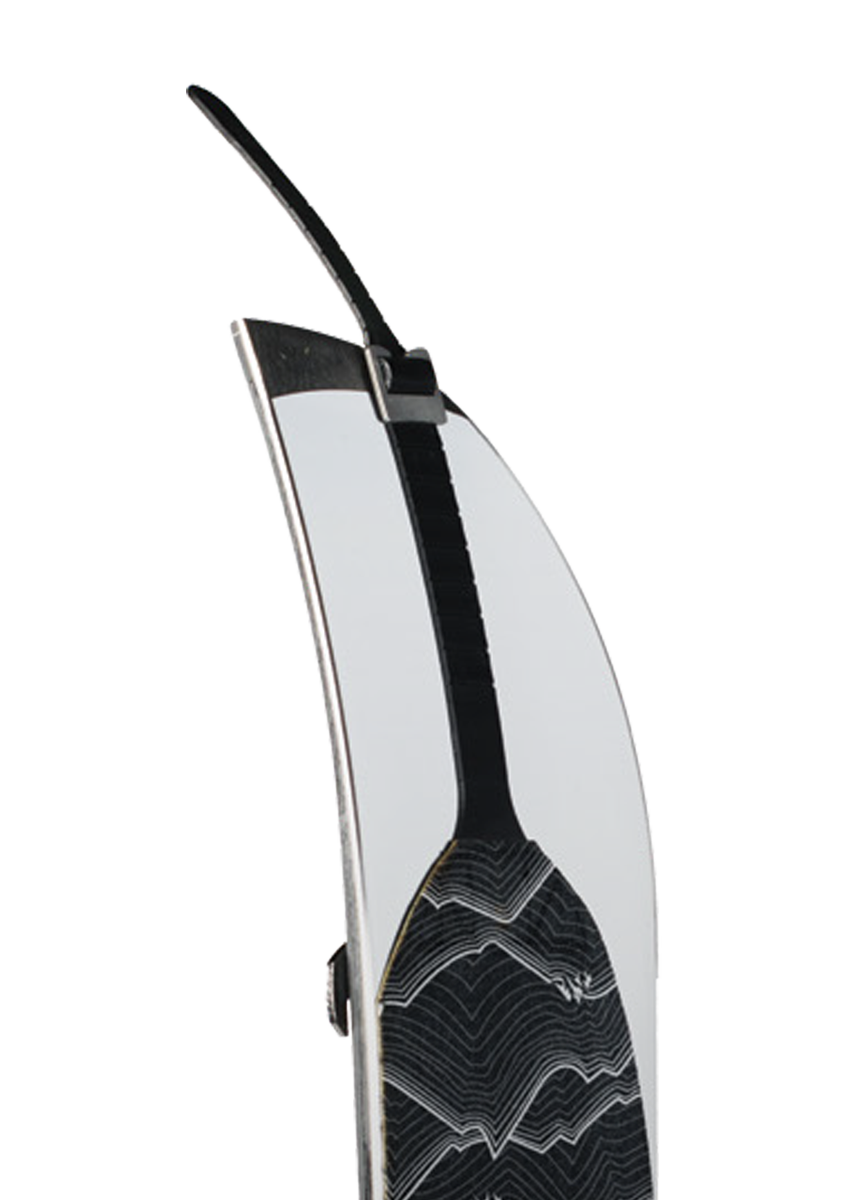 Pre-cut Nomad Splitboard Skins – Quick Tension Tail Clip | Jones