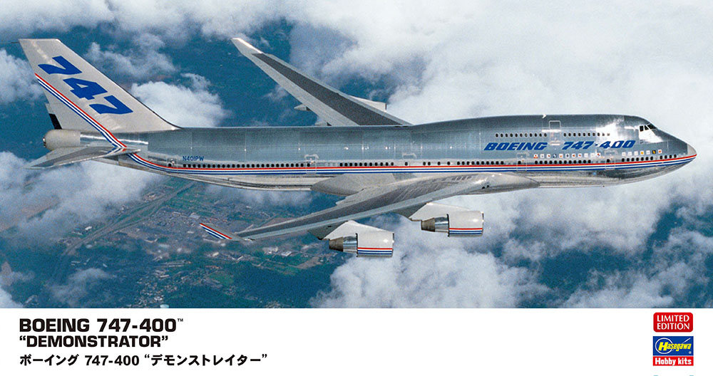 ボーイング 747-400 “デモンストレイター” | 株式会社 ハセガワ