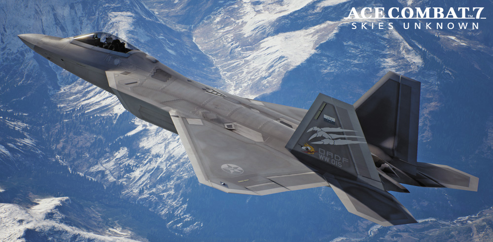 エースコンバット7 スカイズ・アンノウン」 F-22 ラプター