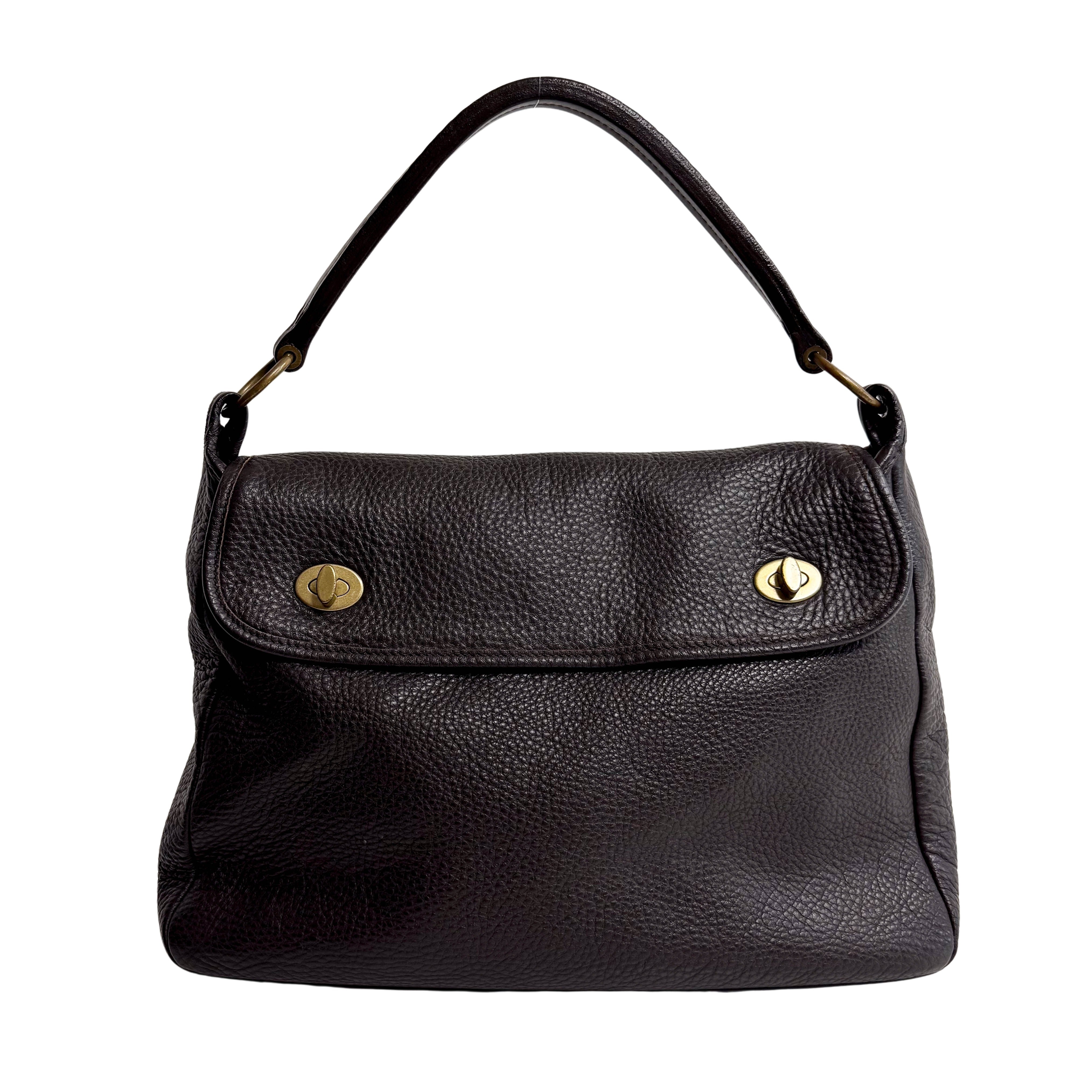 MIU MIU Archive Brown Leather Shoulder Bag – HIVE PRELOVED