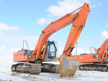 建設機械リース バックホー ZX200