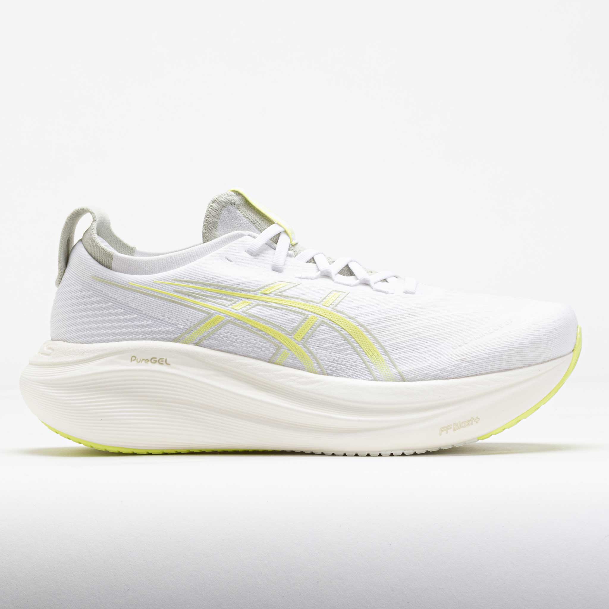ASICS GEL-Nimbus 27 Men's White/Huddle Yellow – Holabird Sports