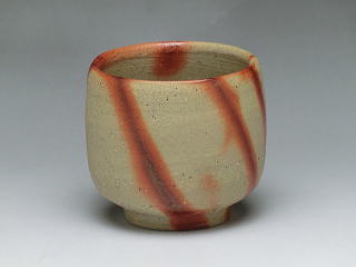 山本雄一 緋襷（ひだすき） ぐい呑