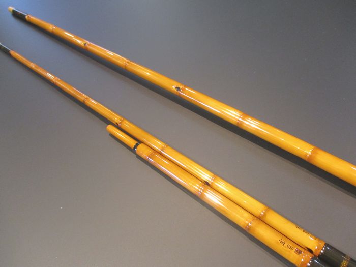 へら釣り 響、一本半竿掛　 一本玉柄セット