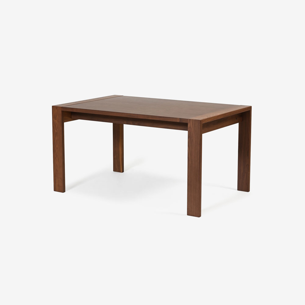 伸長式ダイニングテーブル「ST-BW2228」幅135-180cm ウォールナット材