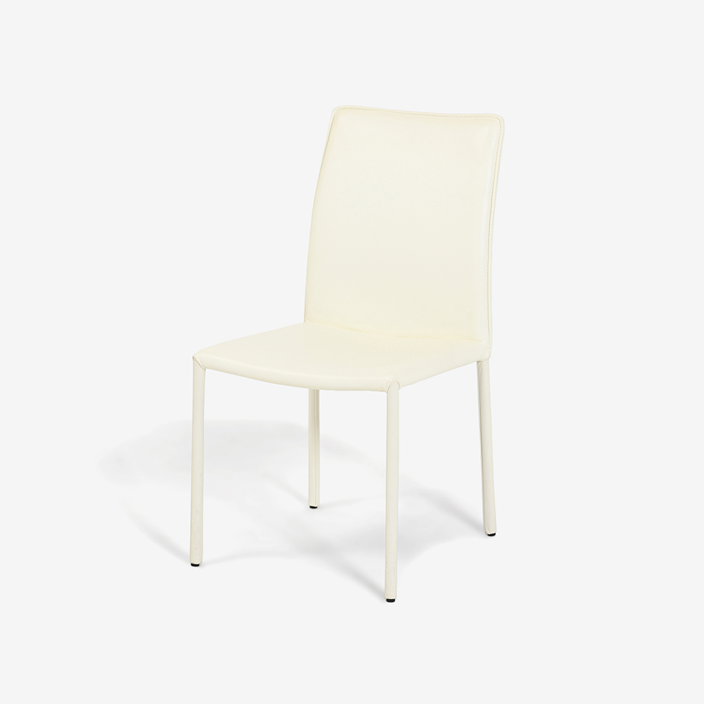 ダイニングチェア「ルッソ」革ホワイト色 | 【公式】大塚家具