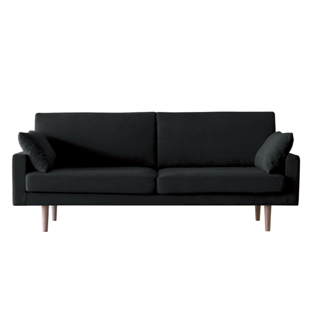 ソファ 3人掛け「レオ」幅195cm #5ダークグレー色 脚部全2色 | 【公式