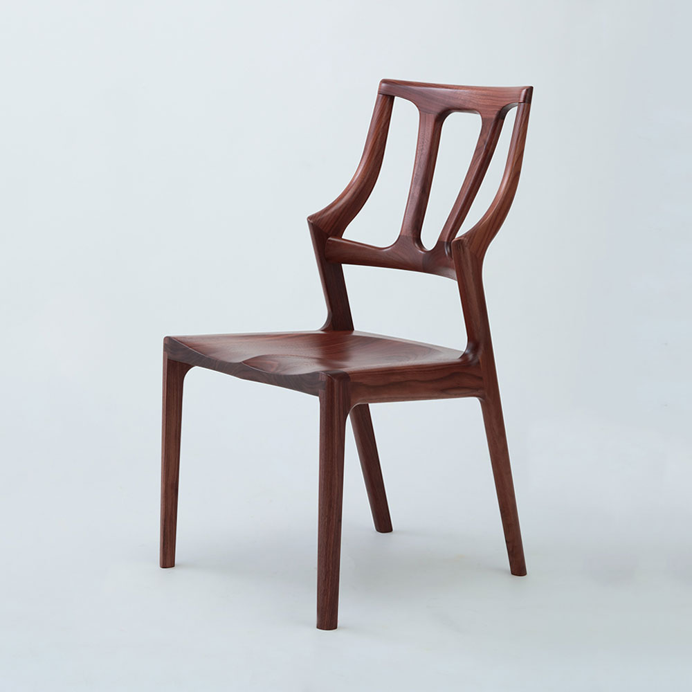 起立木工 ダイニングチェア「ライズ」ウォールナット材 | 【公式】大塚