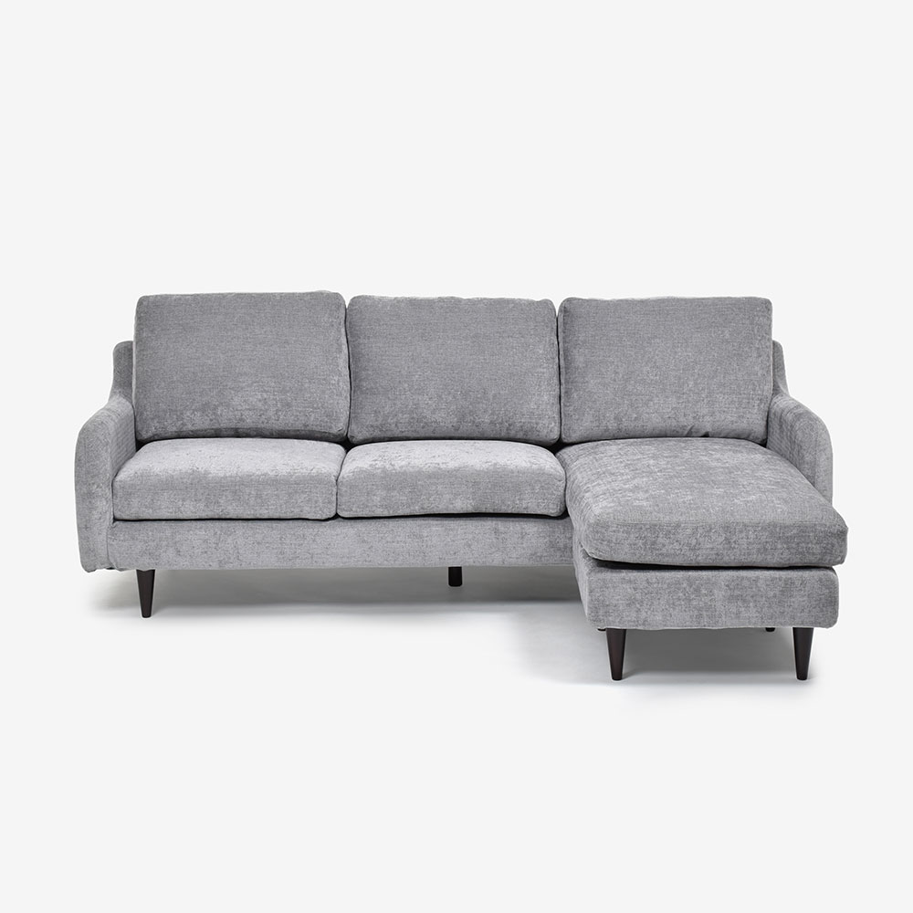 組み替え可能 カウチソファ「CAS-D」幅199cm 布#SPメオピューター 脚部