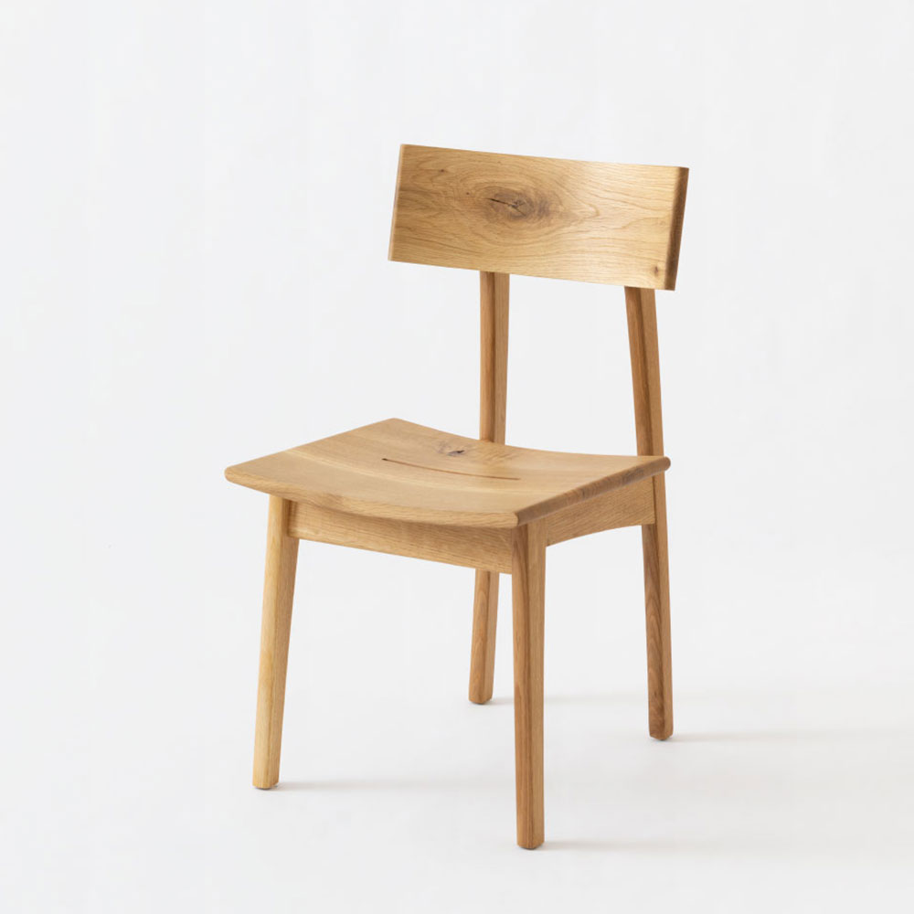 飛騨産業 ダイニングチェア「森のことば SN210」ホワイトオーク材（節