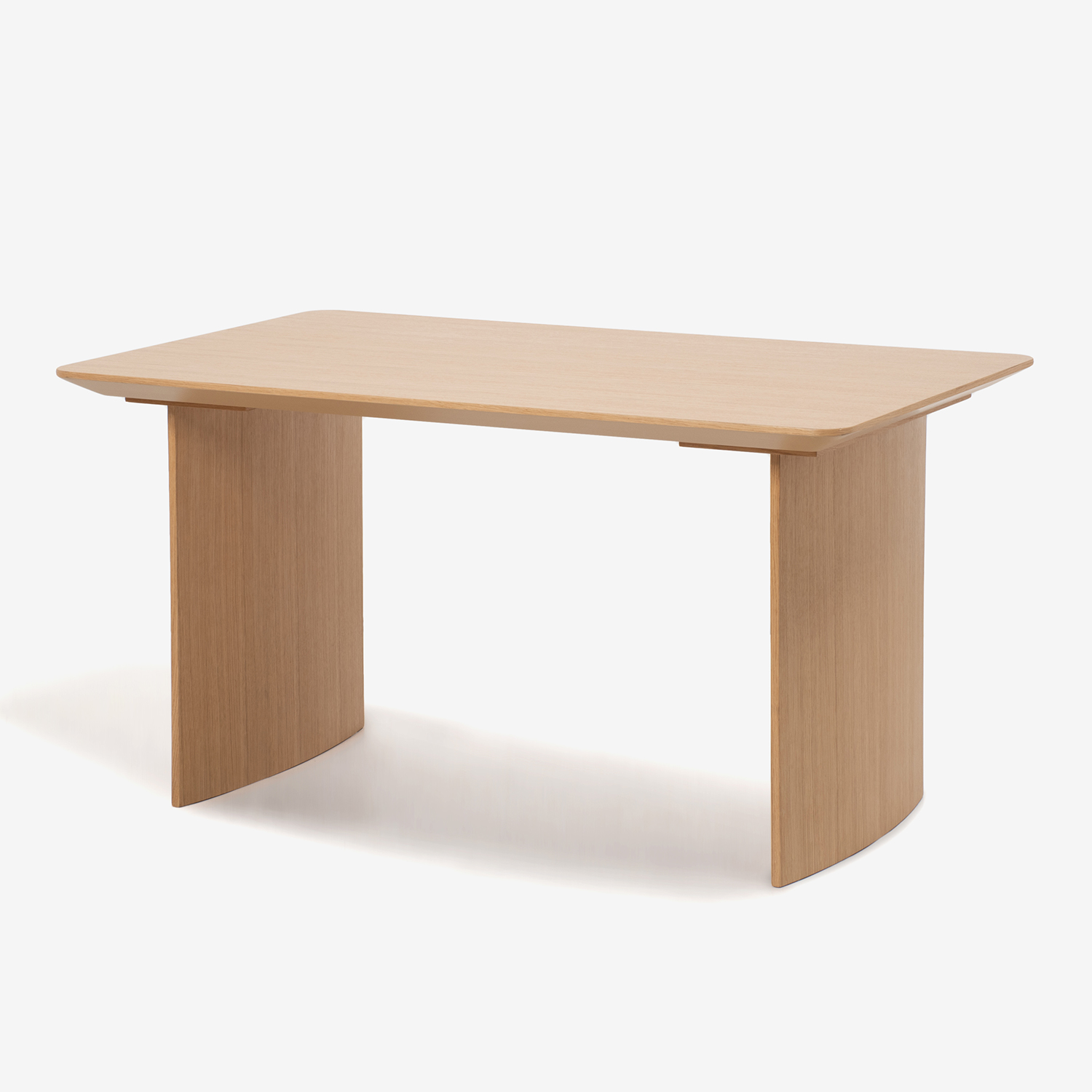ダイニングテーブル「ジャスト」オーク材 パネル脚 | 【公式】大塚家具