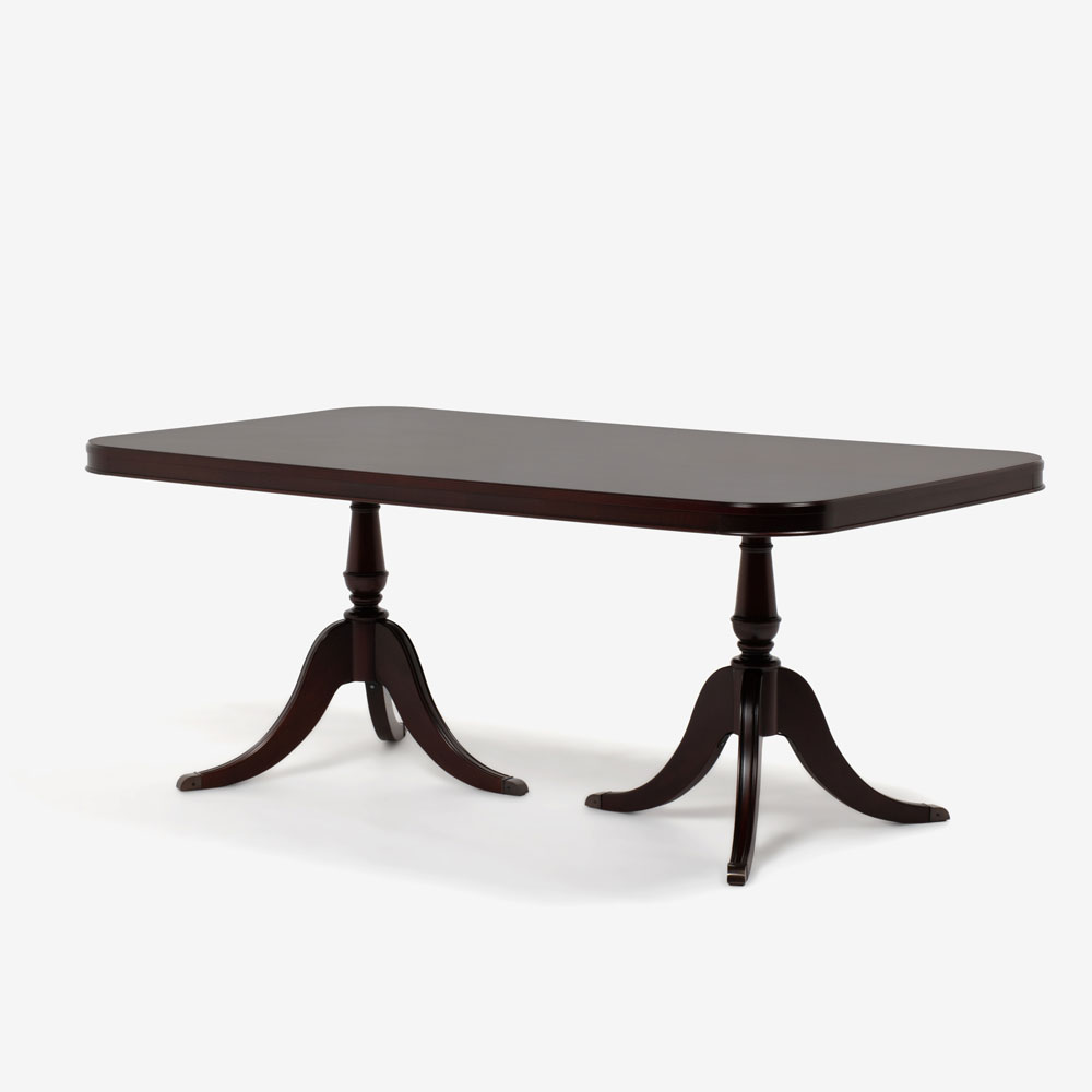 ダイニングテーブル「ペディスタル180」マホガニー材 | 【公式】大塚