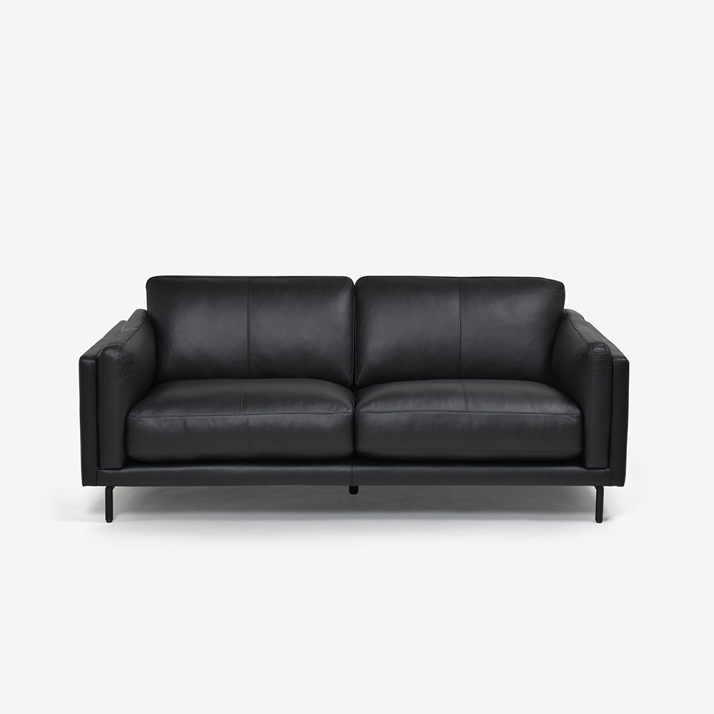 ソファ 2.5人掛け「L/S 71（エルエス71）」幅182cm 革張り 全2色