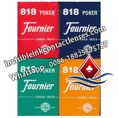 Fournier 818 Professional Marked Cards for Scanner / Contact Lenses