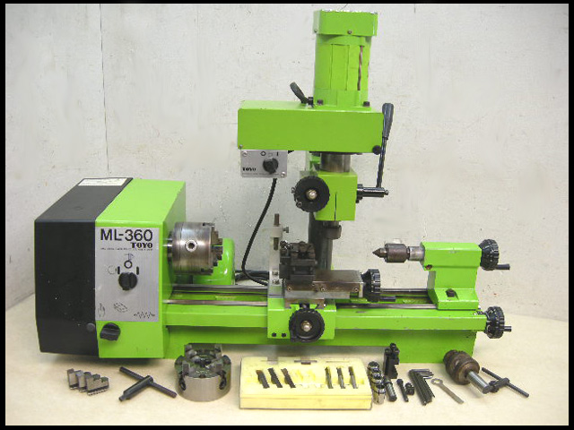 付属多数!現サカイ卓上旋盤ML-360ミーリングMA-360付 | 中古品・不用品