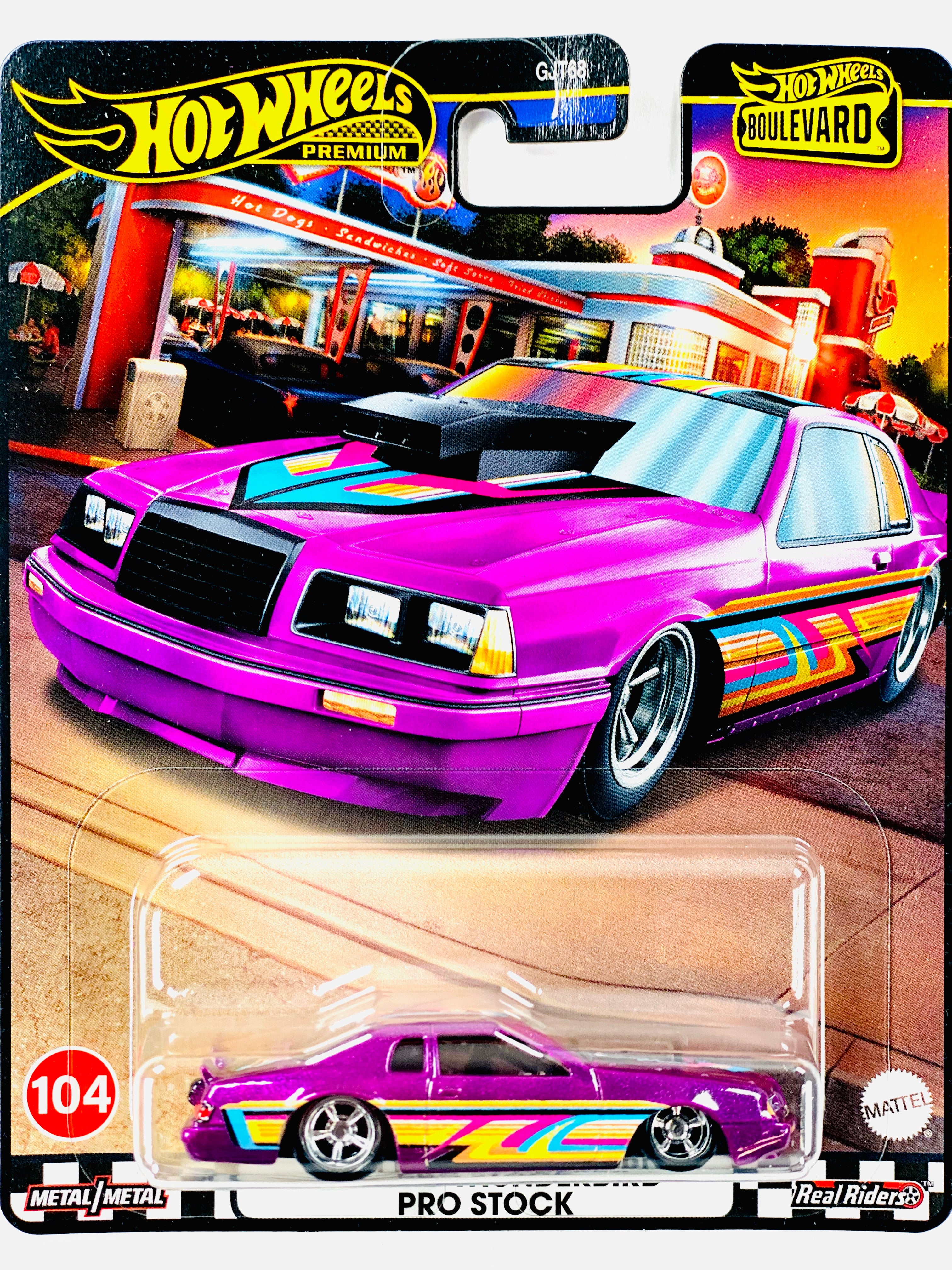 Hot Wheels 2024 Boulevard '86 Ford Thunderbird Pro Stock #104