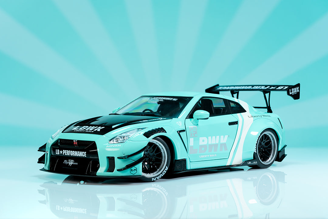 Buy Pink Slips Nissan GT-R (R35) Liberty Walk, 1:18 Scale Vehicle