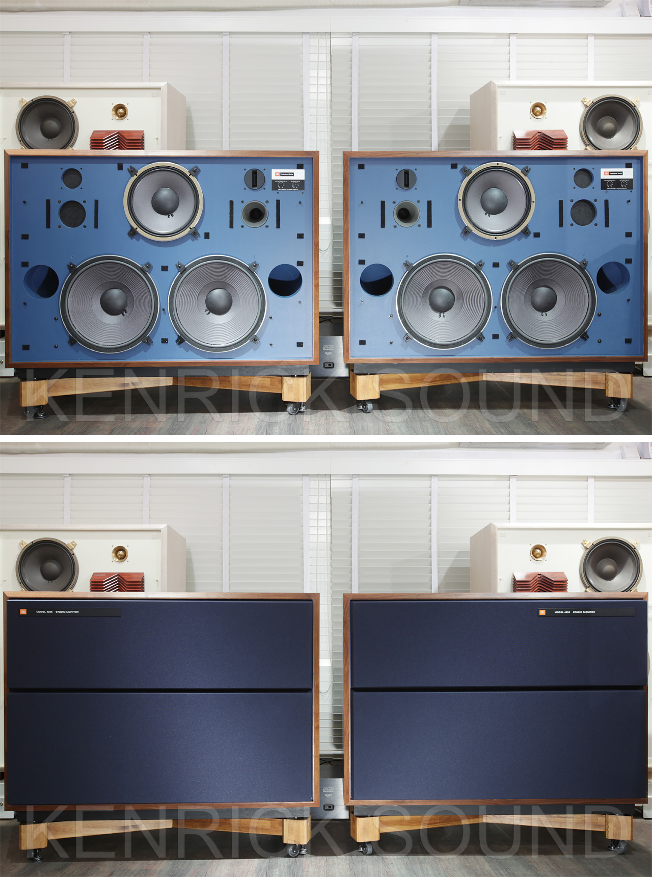 JBL 4355 フルレストア新品同様ダブルウーファーモニター - ケンリック